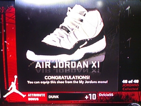 Last Jordan shoe.