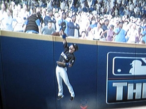 Endy Chavez Leaps...