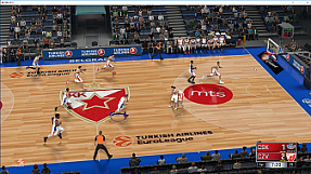 Courts Euroleague and Eurocup...