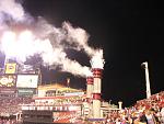 The Pepsi Smoke Stacks going...