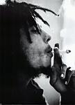 Bob Marley with spliff