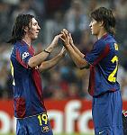 Messi and Bojan