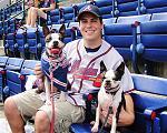 My dogs and me at the game