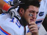 tebow crying at 2009 sec...