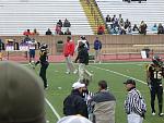 App State players warming up.