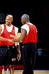 Ron Harper and Michael Jordan...