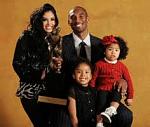 Kobe Bryant with his wife and...