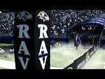 What looks like the ravens...