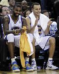 Steph Curry and Dorell Wright