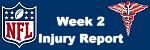 nfl injury report