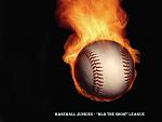 Flaming Baseball Wallpaper...