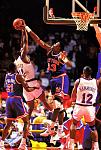 Ewing with the block