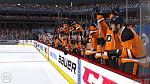 Flyers bench celebrating a...