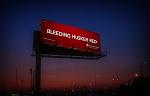 Husker billboards around town