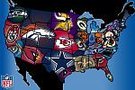 NFL Fan Map