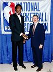 Hakeem Olajuwon and David...