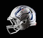 boise state white out helmet