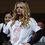 jessica simpson cowboys game