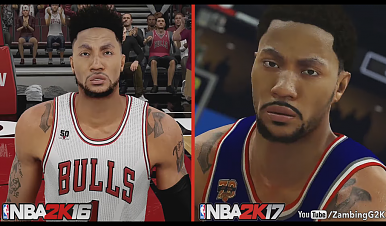 Derrick rose sale nba 2k17